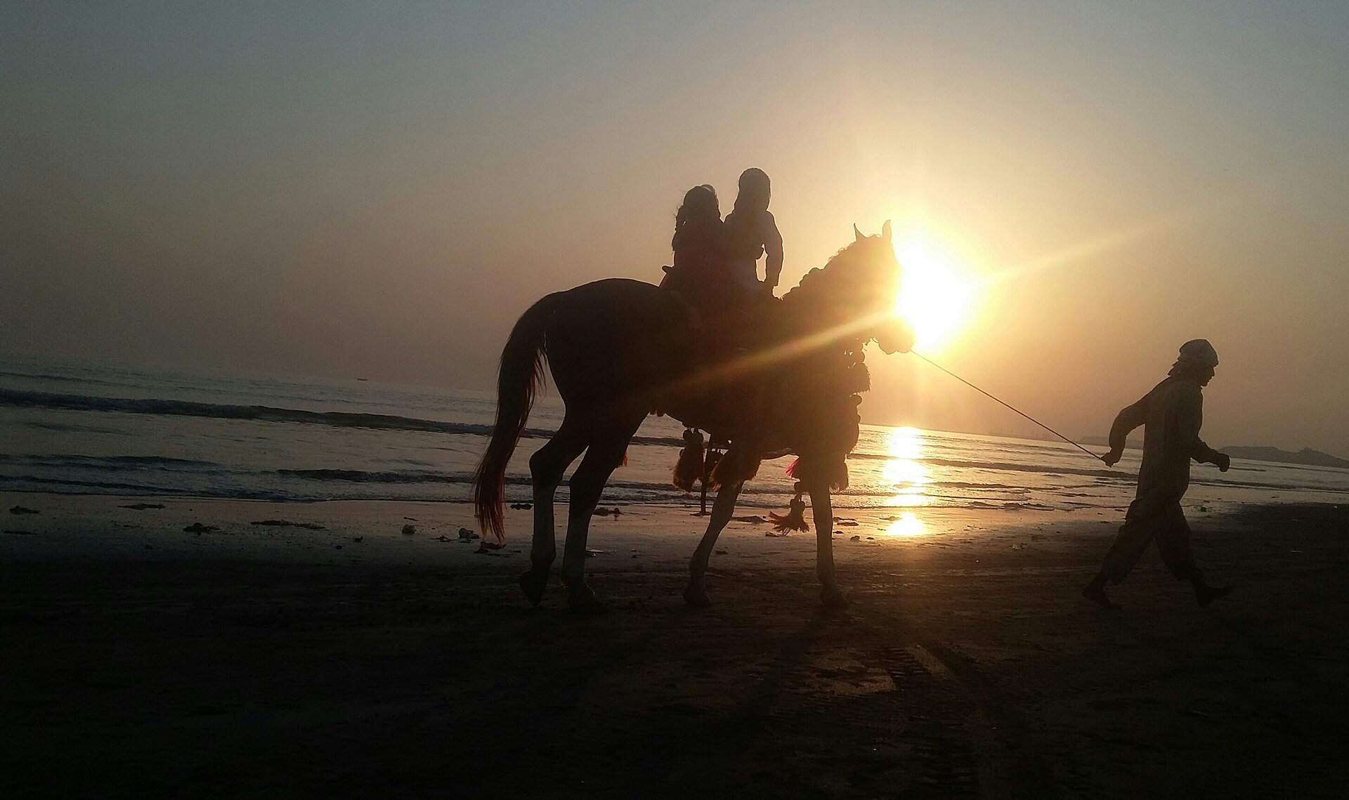 Beach evening at Sea View