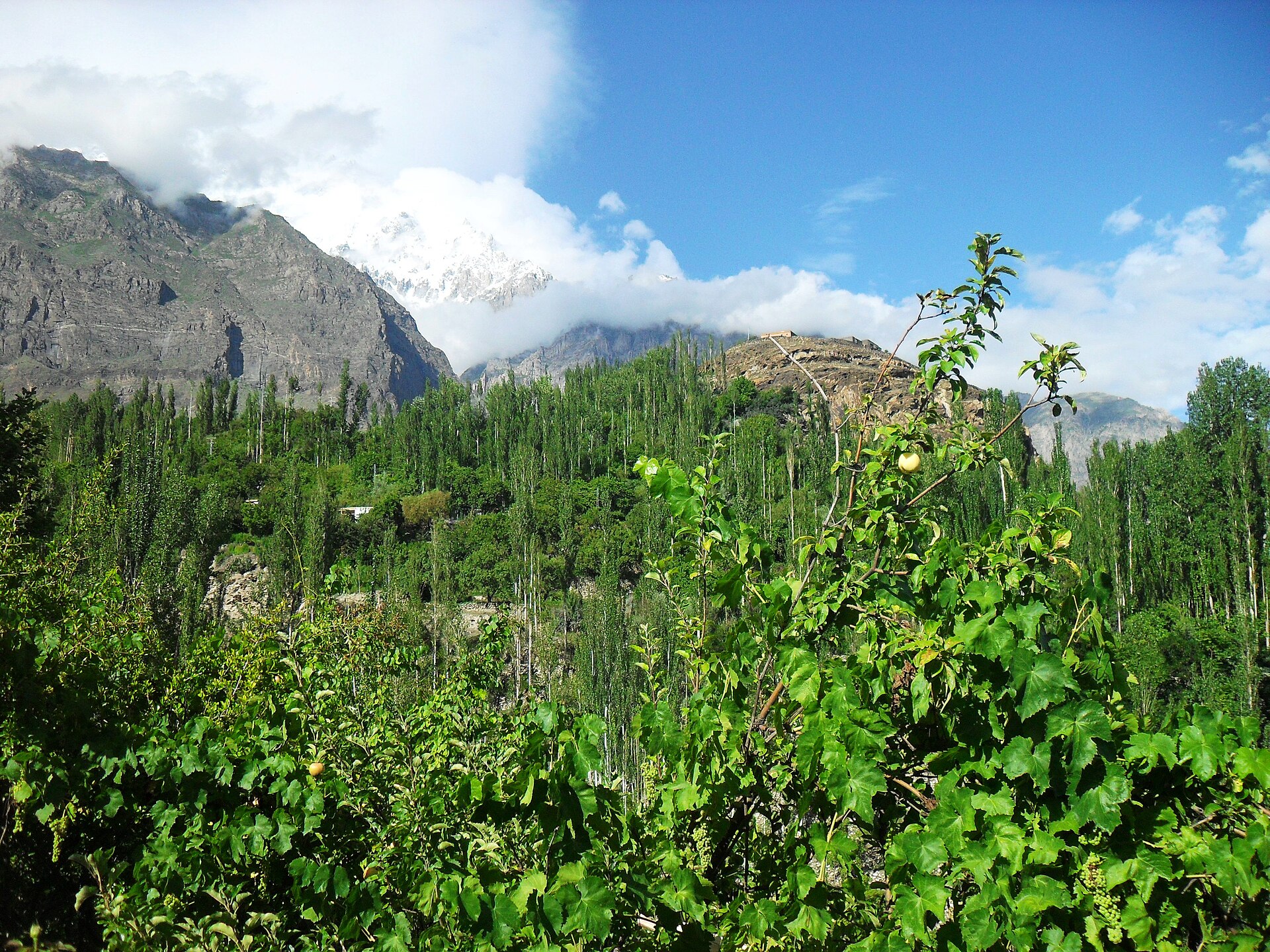 Hopar Glacier & Nagar